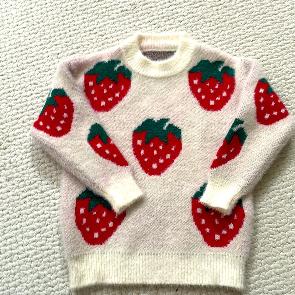 Strawberry sweater!
